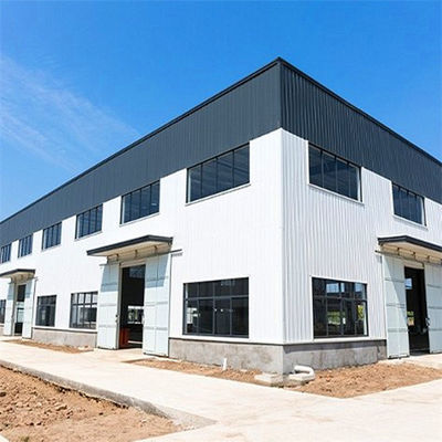 Q355 Seção H Soldada Estrutura de aço Oficina Construção de metal Pintada
