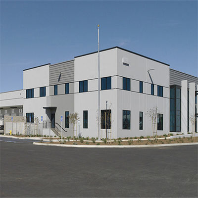 ISO9001 Oficina de estruturas de aço Edifícios pré-fabricados de estrutura de aço