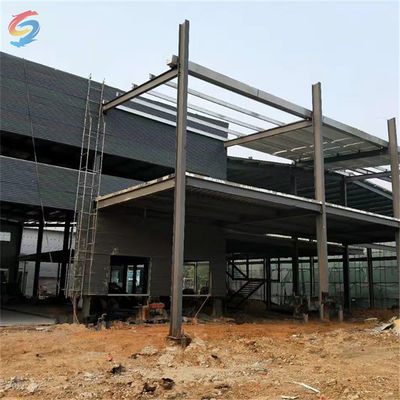 Construção de estruturas comerciais de aço para oficina