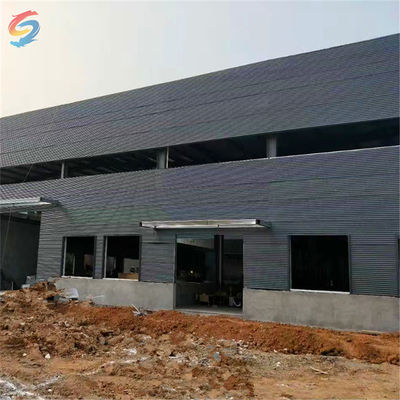 Construção de estruturas comerciais de aço para oficina