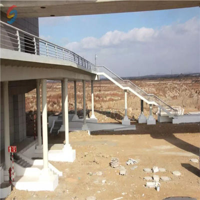 Edifício de estrutura de aço com aço de secção H laminado a quente/soldado para estação de metrô