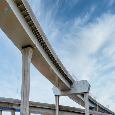 Estrada de aço pré-fabricada durável e firme com materiais de aço Q355B/Q235B