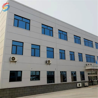 Construção pré-fabricada de aço com parede isolada para supermercado de escritórios