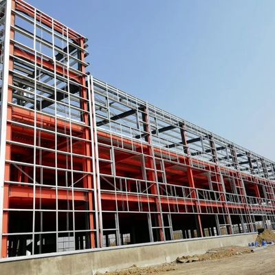 Oficina de estruturas de aço pré-fabricadas rapidamente montadas para uso industrial