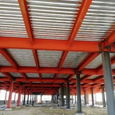 Oficina de estruturas de aço pré-fabricadas rapidamente montadas para uso industrial