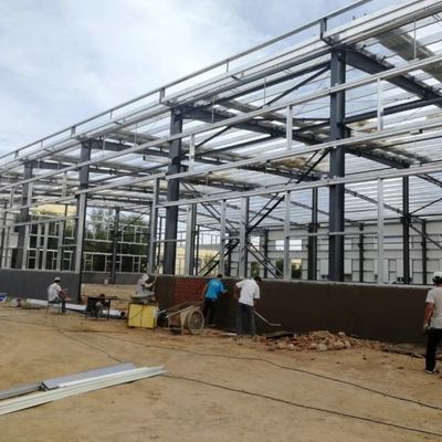 Armazém de estrutura de aço flexível para soluções de armazenamento personalizadas