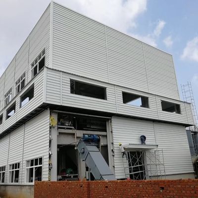Moderno barata galpão pré-fabricado estrutura de aço oficina com painel de sanduíche