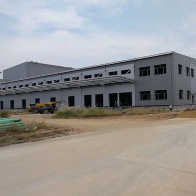 Estrutura de aço leve Armazém pré-fabricado Design de galpão industrial