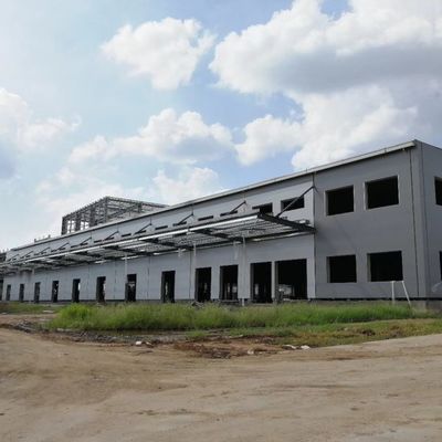 Estrutura de aço leve Armazém pré-fabricado Design de galpão industrial