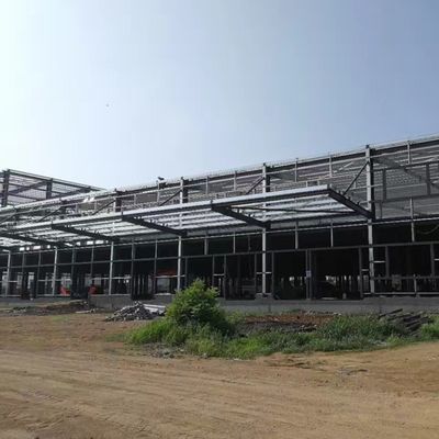 Estrutura de aço leve Armazém pré-fabricado Design de galpão industrial