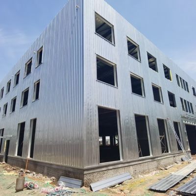 Fábrica de estruturas de aço de alta precisão com curto período de construção