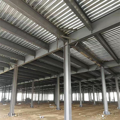 Construção de oficinas de aço galvanizado a quente com painel de parede do telhado