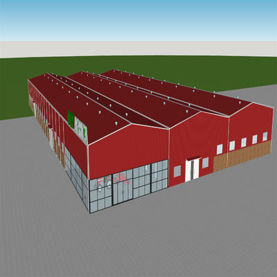 Peso leve agrícola da fabricação do armazém da construção de aço