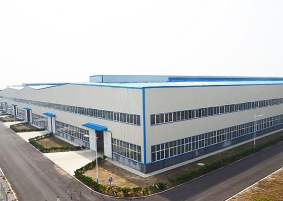 Estrutura de aço industrial