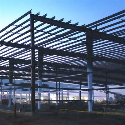 Superfície pintada Q355/Q235 Oficina de estruturas de aço para as necessidades do cliente