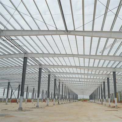 Oficina de estruturas de aço de secção Z com tratamento de superfície galvanizado