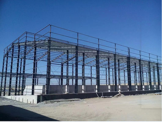 Coluna de aço de secção H laminada a quente / soldada para materiais de construção de armazéns de metal