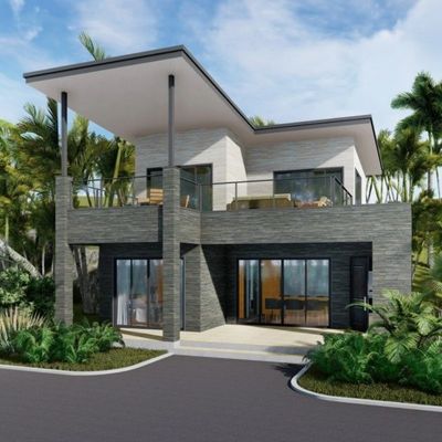 Casa de aço leve com isolamento térmico elevado para um projeto seguro e resistente