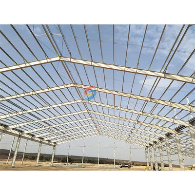 Fácil de instalar armazenamento de estrutura de aço para construção industrial com janelas de alumínio