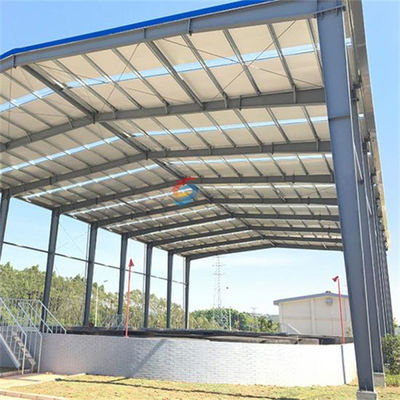 Fácil de instalar armazenamento de estrutura de aço para construção industrial com janelas de alumínio