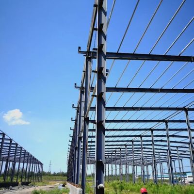 Portal Estrutura de Estrutura de Aço Armazém para Armazenamento Com Aço de Seção H