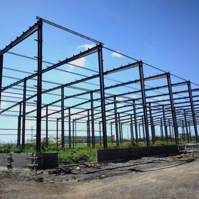 Portal Estrutura de Estrutura de Aço Armazém para Armazenamento Com Aço de Seção H