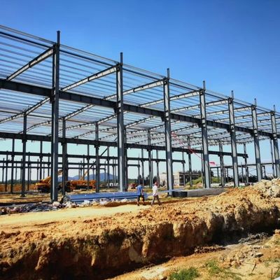 Portal Estrutura de Estrutura de Aço Armazém para Armazenamento Com Aço de Seção H