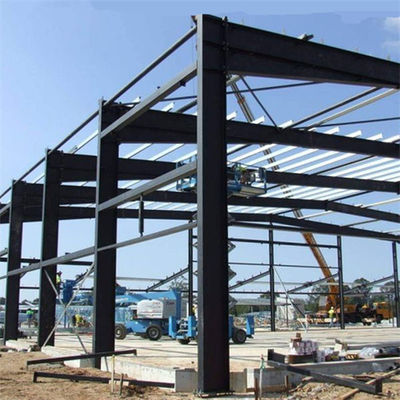 Construção de oficinas de chapa de aço de cor com secção C