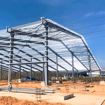 Oficina de estruturas de aço galvanizado com Z-seção de purlin e UPVC Downpipe