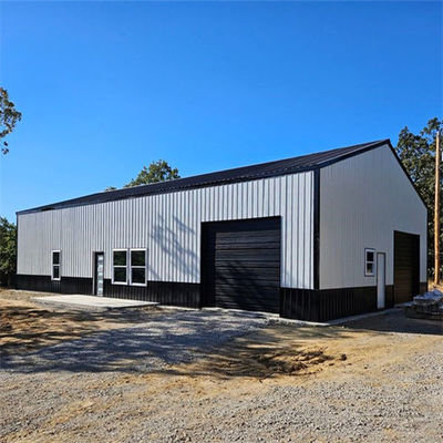 UPVC Downpipe Steel Structure Workshop com tratamento de superfície galvanizado
