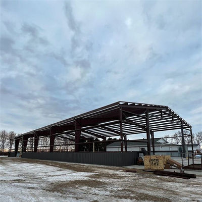 UPVC Downpipe Steel Structure Workshop com tratamento de superfície galvanizado
