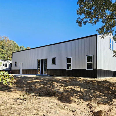 UPVC Downpipe Steel Structure Workshop com tratamento de superfície galvanizado