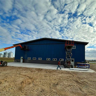 Q355/ Q235 Construção de oficina de aço projetada com estrutura de portal
