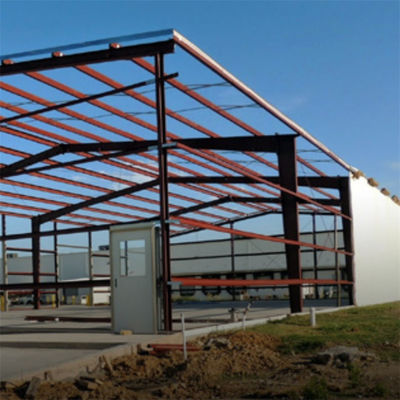 Armazém de metal com Q355B/Q235B Portas de rolos de aço e poupança de espaço