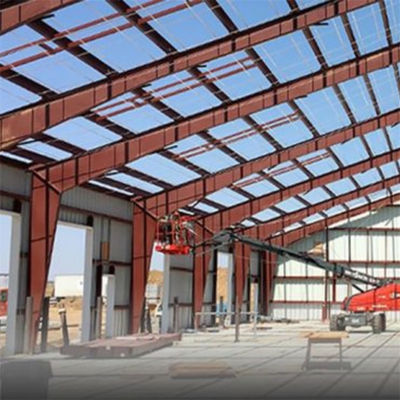 Armazém de metal com Q355B/Q235B Portas de rolos de aço e poupança de espaço