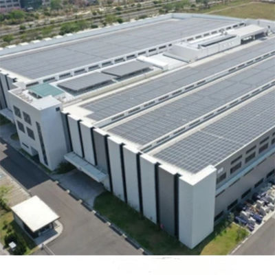 Quadro de portal de aço Edifício pré-fabricado de aço feito de Q355B Q235B Fundação de aço e concreto oferecendo integridade estrutural