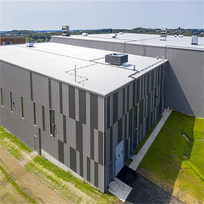 Fábrica de tratamento de aço do milho da oficina clara pré-fabricada da armação de aço