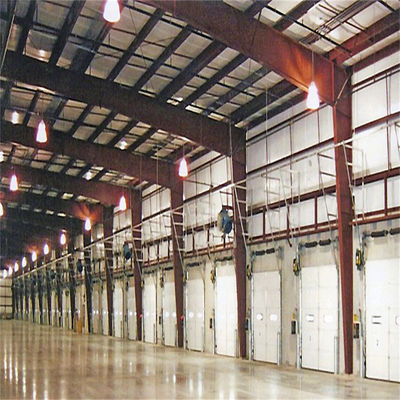 Q355/ Q235 Oficina de estruturas de aço com serviço de processamento de descolagem