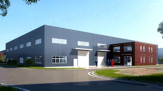 Construções pré-fabricadas de aço para telhados inclinados, que incorporam piso e betão, concebidas para soluções de edifícios modulares em vários sectores