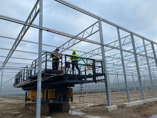 Uso para plantio agrícola, estufa de vidro panorâmica Wannuo