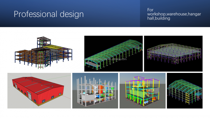 Das constru&ccedil;&otilde;es pr&eacute;-fabricadas do armaz&eacute;m do metal da grade grande per&iacute;odo ISO9001 1